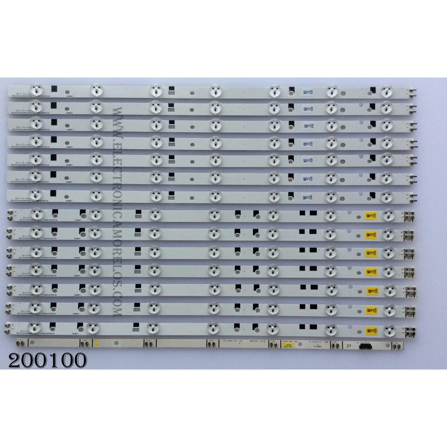 KIT DE LED PARA TV / SAMSUNG 50-3535LED-98EA-L / DE500BGA-V1 / CY-DE500BGAV1V / MODELO UN50EH5000VXZA MH01	